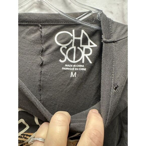 Chaser Love Black Tshirt‎ Long Sleeve Medium - Picture 3 of 5